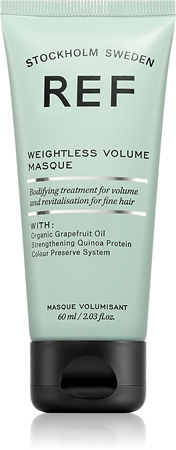 REF Weightless Volume Masque hloubkově hydratační maska pro lesk a hebkost vlasů