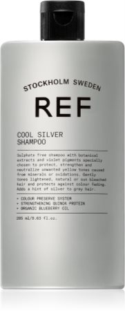REF Cool Silver Shampoo strieborný šampón neutralizujúci žlté tóny