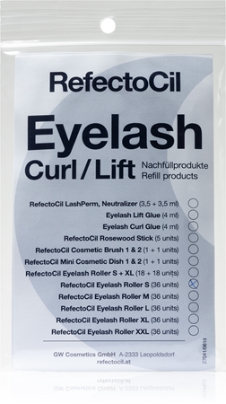 RefectoCil Eyelash Curl natáčky na trvalou na řasy