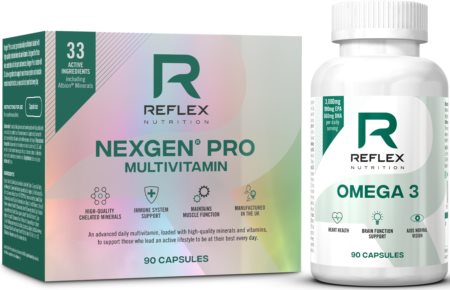 Reflex Nutrition Nexgen® PRO + Omega 3 kapsułki (dla prawidłowego funkcjonowania organizmu)