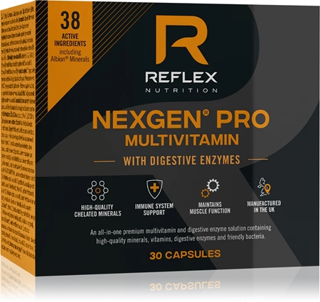 Reflex Nutrition Nexgen® PRO Multivitamin with Digestive Enzymes multivitamíny s trávícími enzymy