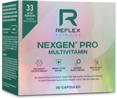 Reflex Nutrition Nexgen® PRO kapsuly pre správne fungovanie organizmu