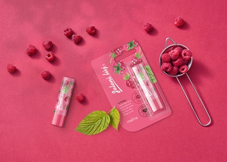 Regina Jelení lůj Raspberry mazilo za ustnice z vonjem maline