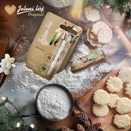Regina Jelení lůj Cocos și Vanilie balsam de buze