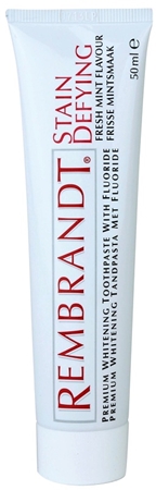 Marke
 Rembrandt Stain Defying bleichende Zahnpasta