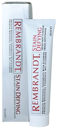Marke
 Rembrandt Stain Defying bleichende Zahnpasta