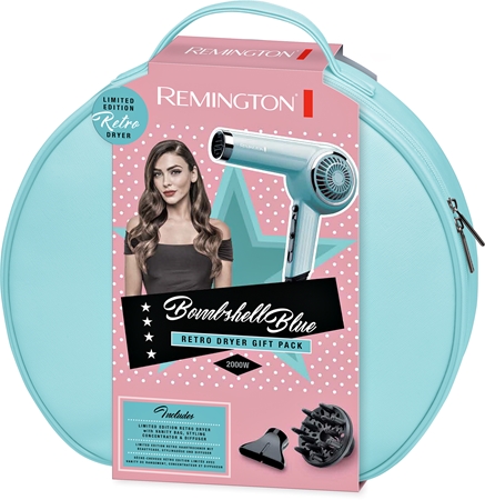 Remington Bombshell Blue Retro DC4110OB Hair Dryer