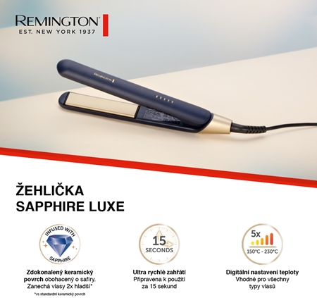 Remington Sapphire Luxe S5805 Straightener žehlička na vlasy