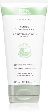 REN Evercalm Gentle Cleansing Milk könnyű állagú tisztítótej hidratáló hatással
