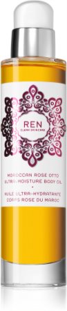 REN Moroccan Rose olio idratante corpo con aroma di rose