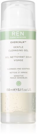 REN Evercalm gel limpiador suave para pieles sensibles