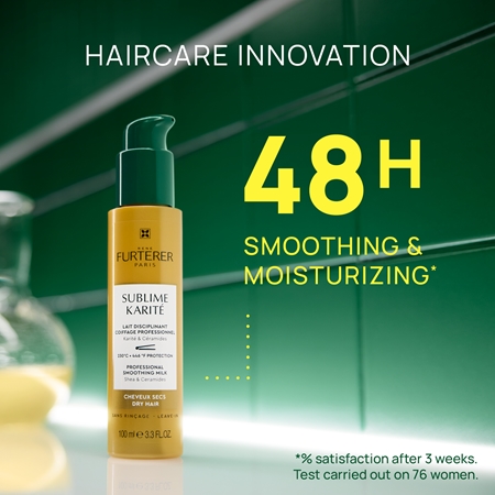 René Furterer Sublime Karité Professional smoothing milk κρέμα φροντίδας χωρίς ξέβγαλμα για ξηρά μαλλιά