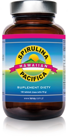 Kenay Hawaiian Spirulina Pacifica tabletki o działaniu przeciwutleniającym