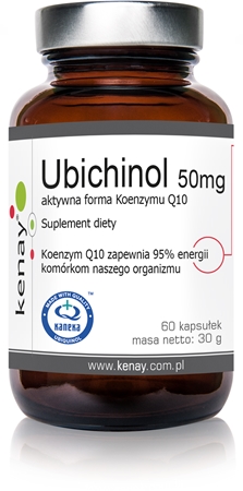 Kenay Ubichinol 50mg - Koenzym Q10 kapsułki z koenzymem Q10