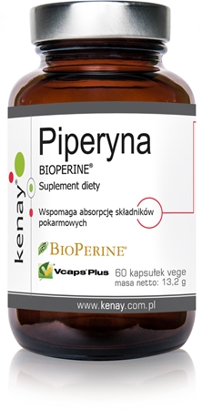 Kenay Piperyna BIOPERINE® kapsułki do kontroli masy ciała i metabolizmu tłuszczu
