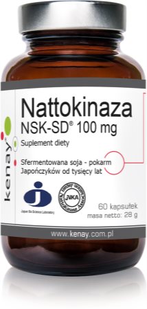 Kenay Nattokinaza NSK-SD 100 mg kapsułki dla prawidłowego funkcjonowania układu krążenia