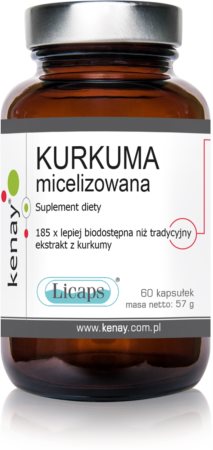 Kenay Kurkuma micelizowana 800 mg kapsułki do wspomagania zdrowia wątroby