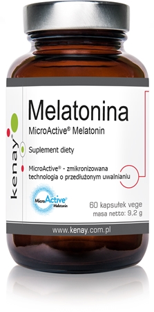 Kenay Melatonin MicroActive® kapsułki na poprawę snu i regeneracji