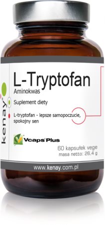 Kenay L-Tryptofan kapsułki dla złagodzenia stresu i komfortu psychicznego