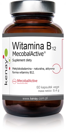 Kenay Witamina B12 MecobalActive® kapsułki dla redukcji zmęczenia i wyczerpania