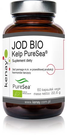 Kenay JOD BIO Kelp PureSea® kapsułki na prawidłową czynność tarczycy