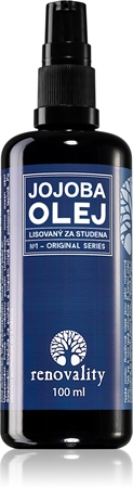 Renovality Original Series Jojoba olej lisovaný za studena pleťový olej pro suchou pleť