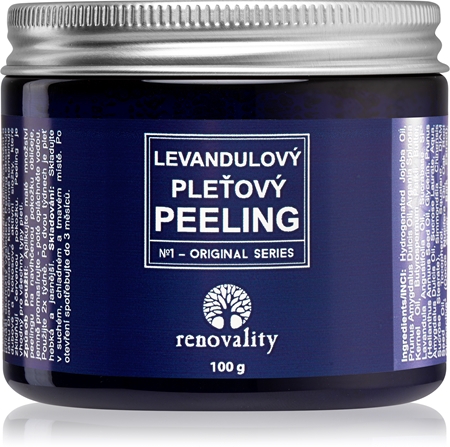 Renovality Original Series levanduľový pleťový peeling