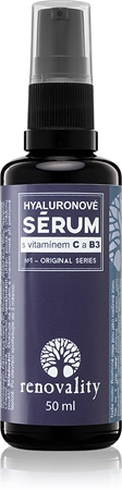 Renovality Original Series Hyalurónové sérum s vitamínom C a B3 pleťové sérum pre všetky typy pleti