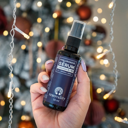 Renovality Original Series Hyaluronic Serum with Vitamin C and B3 sérum facial para todos os tipos de pele