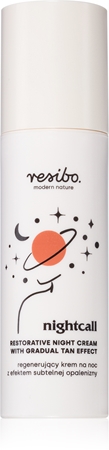 Resibo Nightcall Restorative Night Cream regenerační noční krém pro postupné opálení