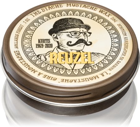 Reuzel The Stache Mustache Wax cera per baffi per una brillantezza sana