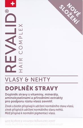 Revalid Vlasový komplex Vlasy a Nechty kapsuly na podporu rastu vlasov a kvalitu nechtov