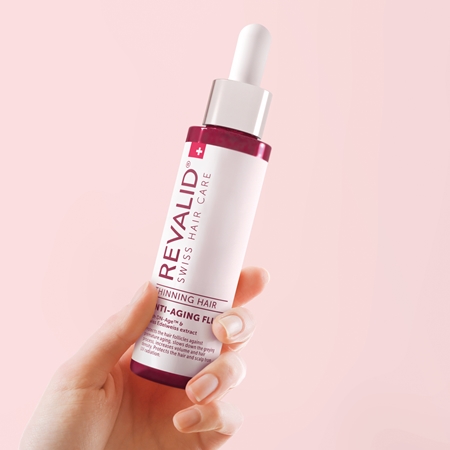 Revalid Anti-Aging Fluid antioksidacinis apsauginis fluidas plaukams ir galvos odai