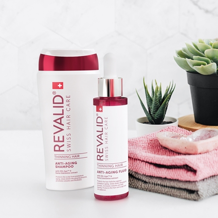 Revalid Anti-Aging Fluid antioksidacinis apsauginis fluidas plaukams ir galvos odai