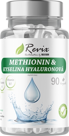 Revix Methionin & Kyselina hyaluronová kapsle pro krásné vlasy, pleť a nehty