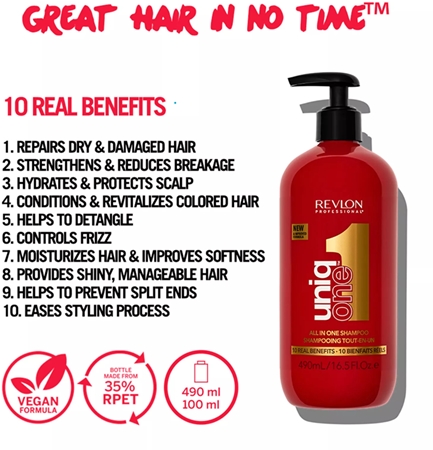 Revlon Professional UniqOne All In One Classsic nourishing shampoo for all hair types