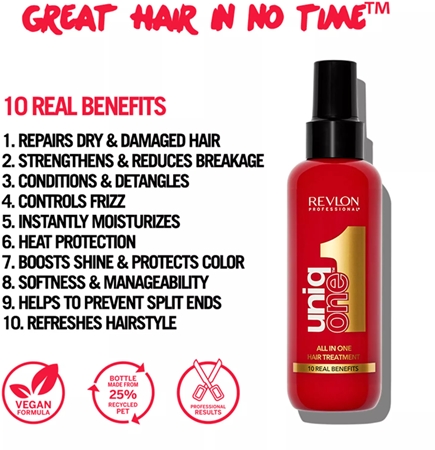 Revlon Professional Uniq One All In One Multifunktionshaarspray für gesunde und schöne Haare