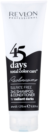Revlon Professional Revlonissimo Color Care champú y acondicionador 2 en 1 para cabello oscuro a negro