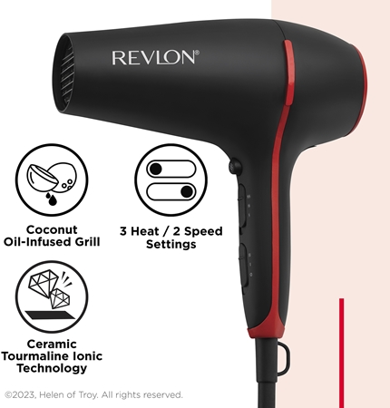 Revlon Beauty SmoothstayTM Coconut oil-infused Hair dryer Hair Dryer