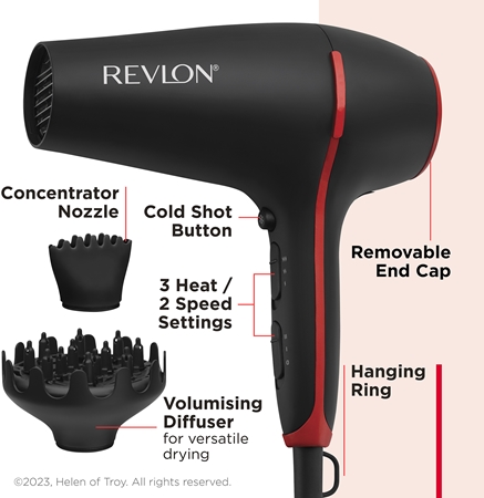 Revlon Beauty SmoothstayTM Coconut oil-infused Hair dryer Hair Dryer