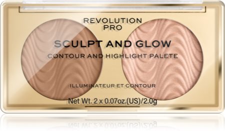Revolution PRO Sculpt And Glow paletka do konturowania twarzy