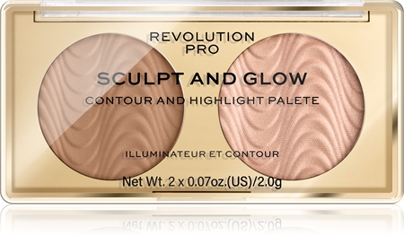 Revolution PRO Sculpt And Glow palette contouring