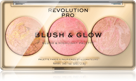Revolution PRO Blush & Glow paletka pro celou tvář