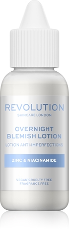 Revolution Skincare Blemish Zinc & Niacinamide trattamento notte anti-acne