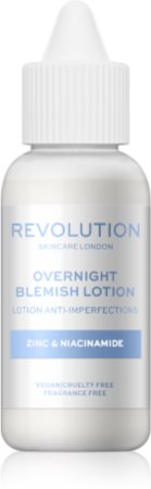 Revolution Skincare Blemish Zinc & Niacinamide cuidado de noite antiacne