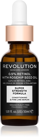 Revolution Skincare Retinol 0.5% With Rosehip Seed Oil protivráskové a hydratační sérum