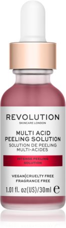 Revolution Skincare Multi Acid Peeling Solution peeling de limpeza profunda com AHA