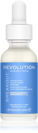 Revolution Skincare Super Salicylic 2% Salicylic Acid & Fruit Enzymes sérum régénération peaux grasses et à problèmes
