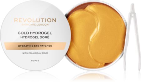 Revolution Skincare Gold Hydrogel masque hydrogel contour des yeux à l'or