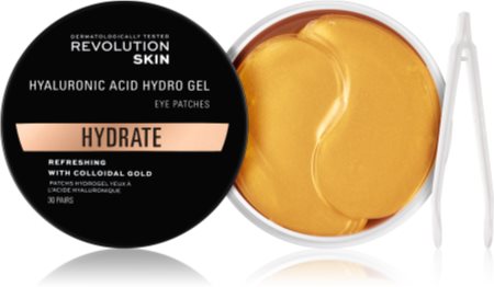 Revolution Skincare Gold Hydrogel masque hydrogel contour des yeux à l'or